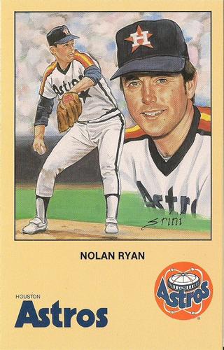 1990 Historic Limited Editions Nolan Ryan Postcards (Series 2) #9 Nolan Ryan Front