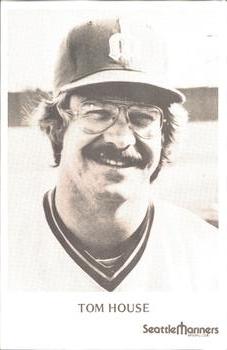 1977-78 Seattle Mariners Photocards #NNO Tom House Front