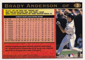 1997 Topps Chrome - Refractors #3 Brady Anderson Back