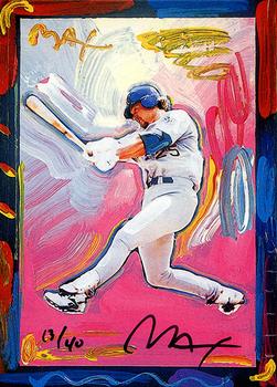 1997 Topps Gallery - Peter Max Signature Series Serigraphs #8 Mark McGwire Front