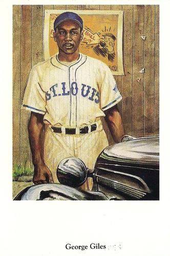 1991 Ron Lewis Negro Leagues Postcards #1 George Giles Front