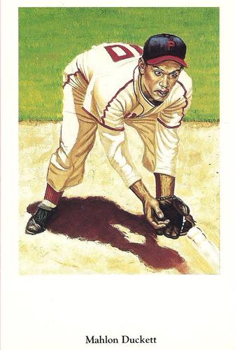 1991 Ron Lewis Negro Leagues Postcards #11 Mahlon Duckett Front