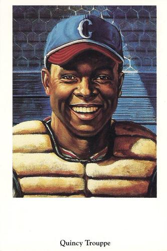 1991 Ron Lewis Negro Leagues Postcards #16 Quincy Trouppe Front