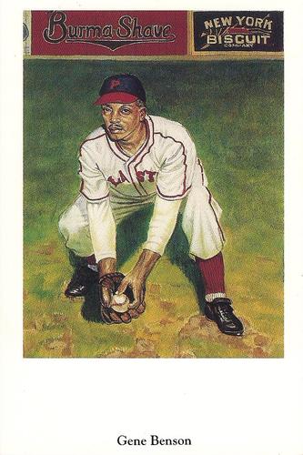1991 Ron Lewis Negro Leagues Postcards #27 Gene Benson Front