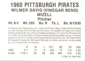 1980 TCMA 1960 Pittsburgh Pirates #0006 