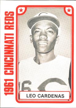 1980 TCMA 1961 Cincinnati Reds #014 Leo Cardenas Front