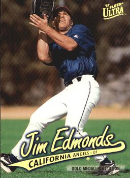 1997 Ultra - Gold Medallion #G25 Jim Edmonds Front