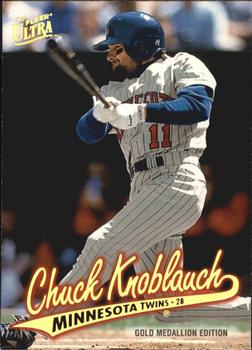 1997 Ultra - Gold Medallion #G87 Chuck Knoblauch Front