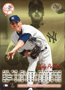 1997 Ultra - Gold Medallion #G102 Andy Pettitte Back