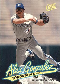 1997 Ultra - Gold Medallion #G143 Alex Gonzalez Front