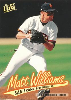 1997 Ultra - Gold Medallion #G300 Matt Williams Front