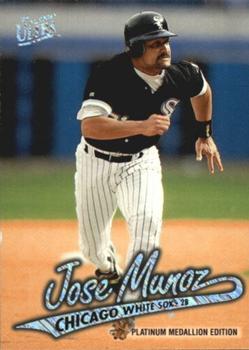 1997 Ultra - Platinum Medallion #P42 Jose Munoz Front