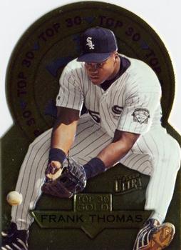 1997 Ultra - Top 30 Gold Medallion #3 Frank Thomas Front