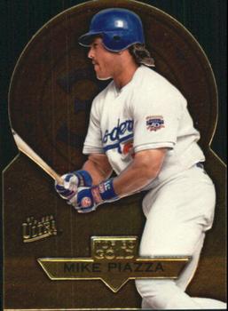 1997 Ultra - Top 30 Gold Medallion #6 Mike Piazza Front