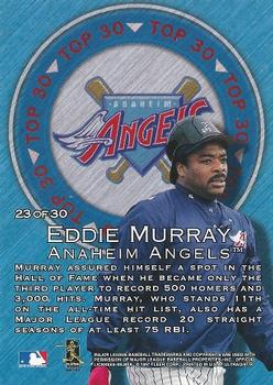 1997 Ultra - Top 30 #23 Eddie Murray Back