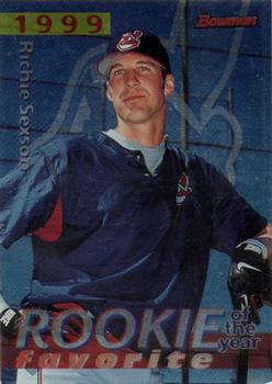 1998 Bowman - 1999 Rookie of the Year Favorites #ROY7 Richie Sexson Front