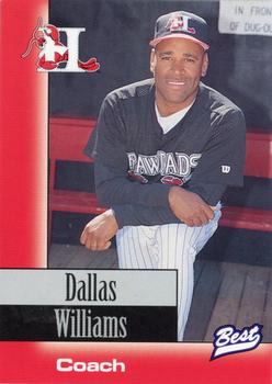 1997 Best Hickory Crawdads Red #3 Dallas Williams Front