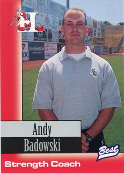 1997 Best Hickory Crawdads Red #5 Andrew Badowski Front