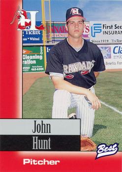 1997 Best Hickory Crawdads Red #18 Jon Hunt Front