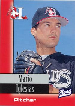 1997 Best Hickory Crawdads Red #19 Mario Iglesias Front