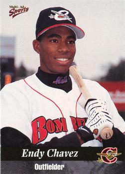 1999 Multi-Ad Capital City Bombers #5 Endy Chavez Front