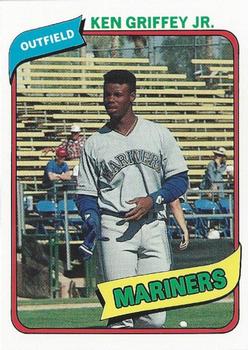1990 Baseball Cards Presents Baseball Card Boom Repli-cards #5 Ken Griffey Jr. Front
