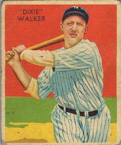 1934-36 National Chicle Diamond Stars (R327) #12 Dixie Walker Front