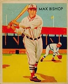 1934-36 National Chicle Diamond Stars (R327) #6 Max Bishop Front