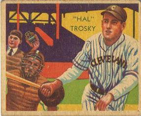 1934-36 National Chicle Diamond Stars (R327) #70 Hal Trosky Front