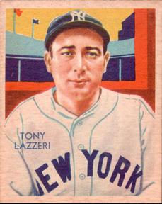 1934-36 National Chicle Diamond Stars (R327) #74 Tony Lazzeri Front