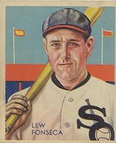 1934-36 National Chicle Diamond Stars (R327) #7 Lew Fonseca Front