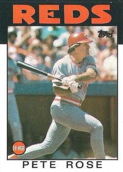 1986 Topps #1 Pete Rose Front