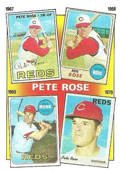 1986 Topps #3 The Pete Rose Years: 1967-1970 Front