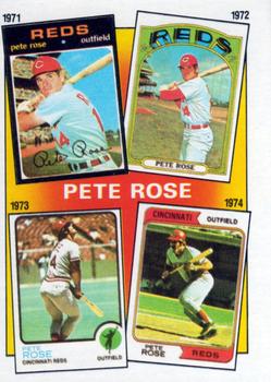 1986 Topps #4 The Pete Rose Years: 1971-1974 Front