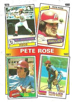 1986 Topps #6 The Pete Rose Years: 1979-1982 Front