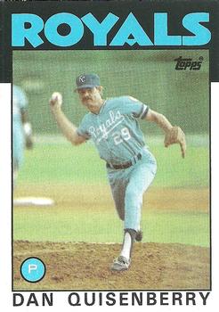 1986 Topps #50 Dan Quisenberry Front