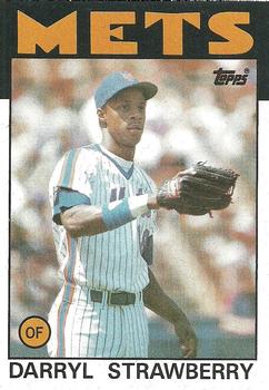 1986 Topps #80 Darryl Strawberry Front