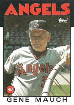 1986 Topps #81 Gene Mauch Front