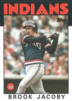 1986 Topps #116 Brook Jacoby Front
