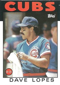 1986 Topps #125 Dave Lopes Front