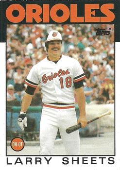 1986 Topps #147 Larry Sheets Front