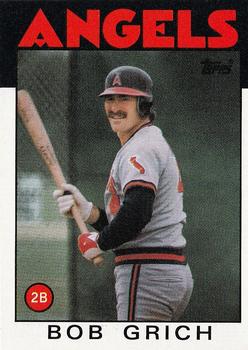 1986 Topps #155 Bob Grich Front