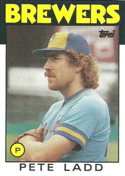 1986 Topps #163 Pete Ladd Front