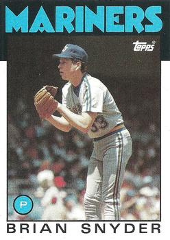 1986 Topps #174 Brian Snyder Front