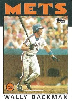 1986 Topps #191 Wally Backman Front