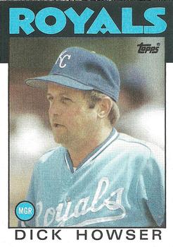 1986 Topps #199 Dick Howser Front