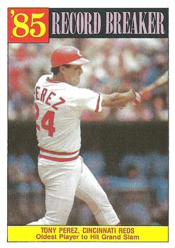 1986 Topps #205 Tony Perez Front