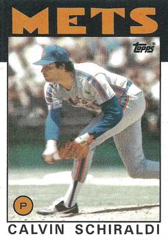 1986 Topps #210 Calvin Schiraldi Front