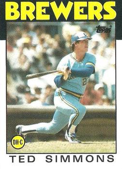 1986 Topps #237 Ted Simmons Front