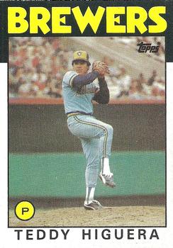 1986 Topps #347 Teddy Higuera Front